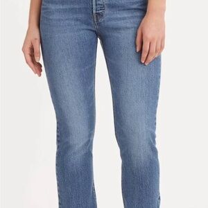 Levi's Women's Straight Leg Blue Jeans